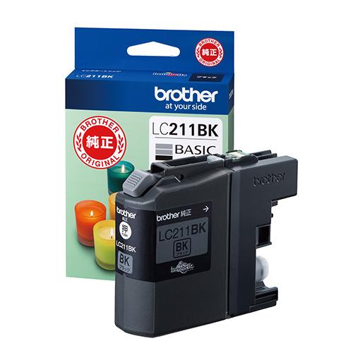 他サイト： BROTHER ブラザー インクカートリッジ ブラック(LC211BK)の商品画像