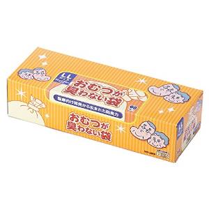 他サイト： クリロン化成 おむつが臭わない袋BOS 大人用箱型  箱  LLの商品画像