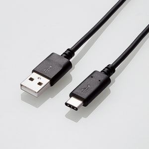 他サイト： ELECOM エレコム USB2.0ケーブル/A-Cタイプ/認証品/4.0m/ブラック(U2C-AC40NBK)の商品画像