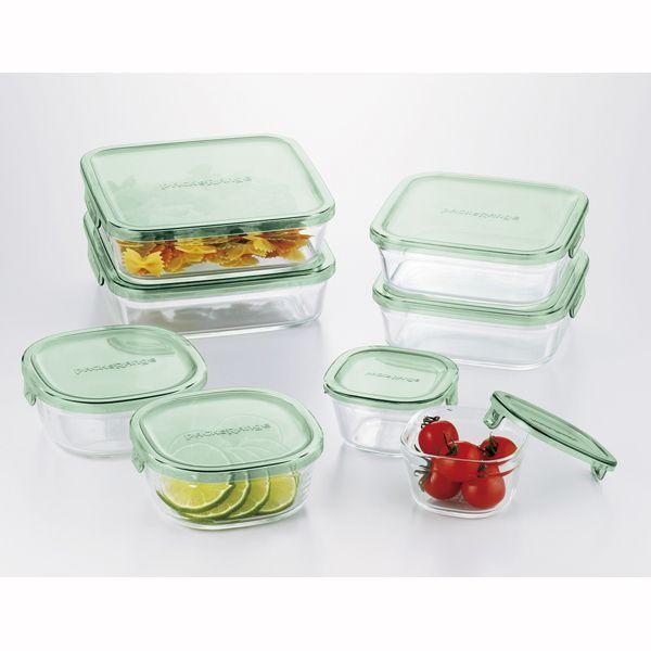 他サイト： AGCテクノグラス パック&レンジ 角型8点セット グリーンの商品画像