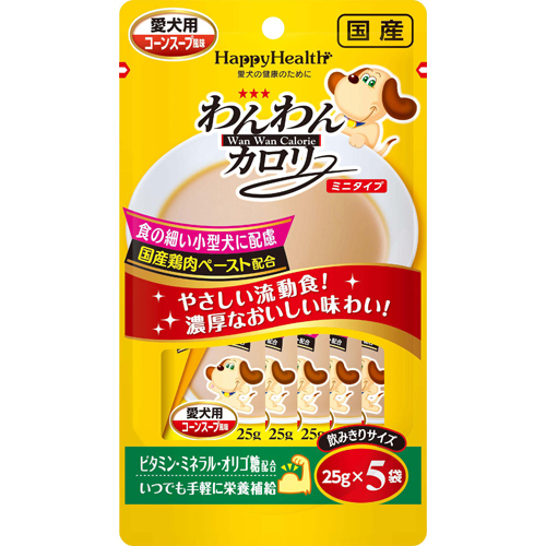 他サイト： アース・ペット ハッピーヘルス わんわんカロリー ミニタイプ 25g×5袋 単品の商品画像