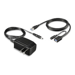 他サイト： BUFFALO バッファロー AC-DC5PSC2 ポータブルHDD向け給電用ACアダプター(AC-DC5PSC2)の商品画像