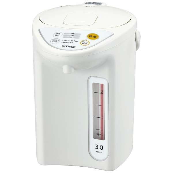 他サイト： TIGER タイガー魔法瓶 タイガー マイコン電動ポット(2.2l) ホワイト  PDR-G221Wの商品画像