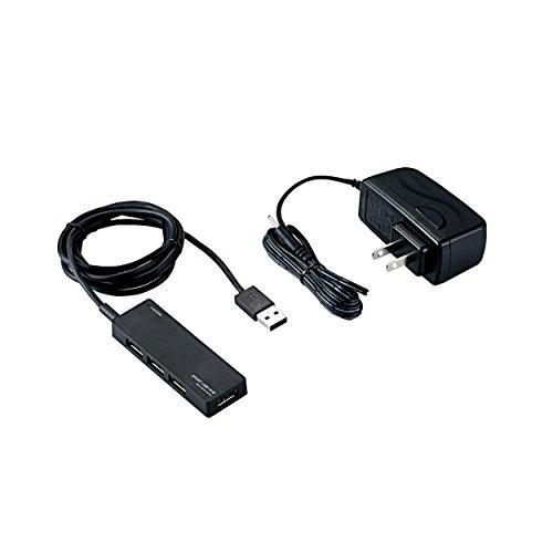 他サイト： ELECOM エレコム エレコム U2HAN4SBK USBハブースキーボード(U2H-AN4SBK)の商品画像