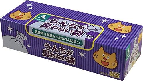 他サイト： BOS-SHOP うんちが臭わない袋BOSネコ用箱型Sサイズ200枚入の商品画像