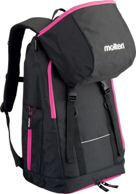 他サイト： モルテン バックパック ミニバスケットボールヨウ 品番:LB0032KP カラー:クロ/ピンクの商品画像