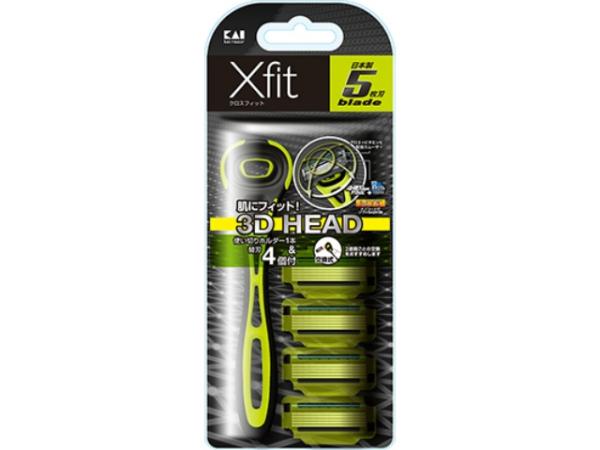 他サイト： 貝印 XFIT4P スリムパック 1個 x1の商品画像