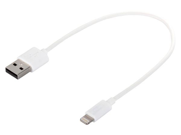 他サイト： BUFFALO バッファロー バッファロー BSIPC11UL02TWH iPone/iPad対応 USB2.0ケーブルA toの商品画像