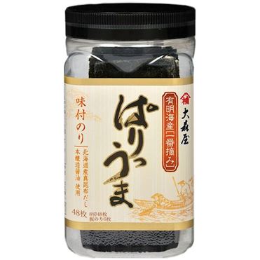他サイト： 大森屋 ぱりうま卓上味付のり 8切48枚【単品】の商品画像