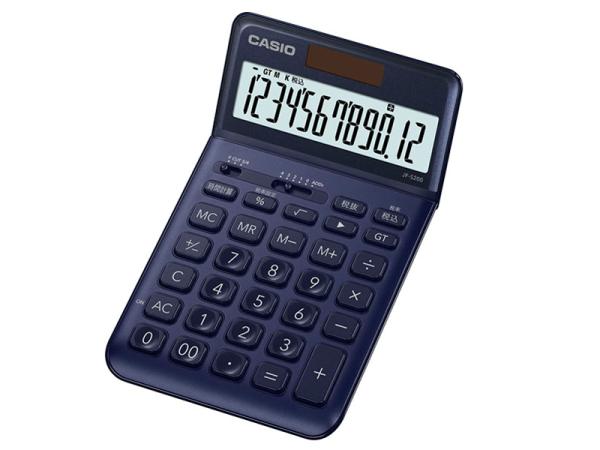 他サイト： CASIO カシオ カシオ JF-S200-NY-N スタイリッシュ電卓(12桁) ネイビー(JF-S200-NY)の商品画像