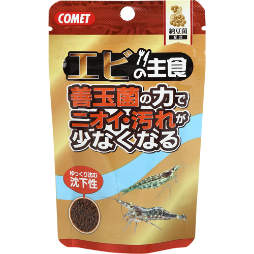 他サイト： イトスイ コメット エビの主食 善玉菌の力でニオイ・汚れが少なくなる 30g ゆっくり沈む沈下性の商品画像