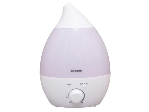他サイト： IRISOHYAMA アイリスオーヤマ アイリスオーヤマ UHM-280S-W 超音波式加湿器 しずく型 ホワイト(UHM280の商品画像