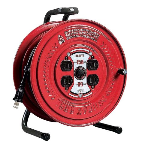 他サイト： ハタヤ(ハタヤリミテッド) サンデーリール 単相100V 1.25SQ 30m S-30 1062719の商品画像