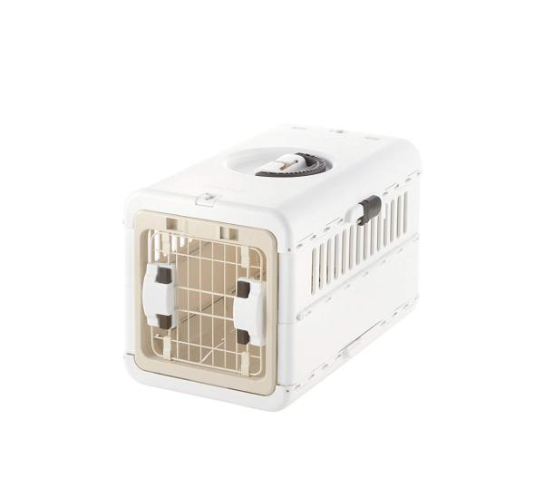 他サイト： リッチェル 第一営業部 リッチェル キャンピングキャリー 折りたたみ S アイボリー(1コ入)の商品画像