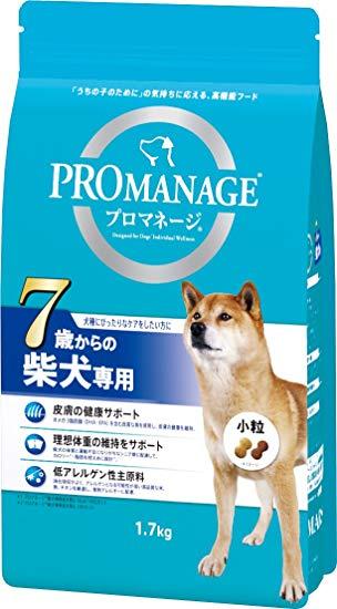 他サイト： マースジャパン プロマネージ 7歳からの柴犬専用(1.7kg)の商品画像