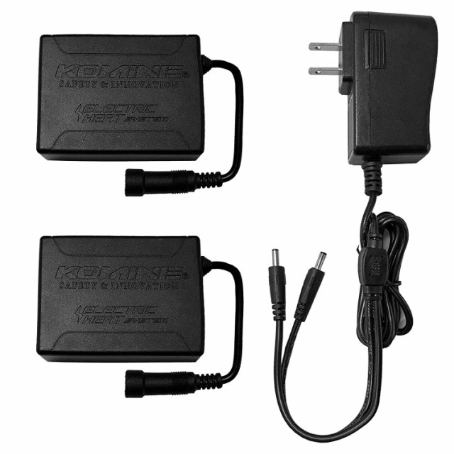 他サイト： コミネ(Komine) EK-207 7.4V ELECTRIC GLOVES SET BK  08-207/BK/の商品画像