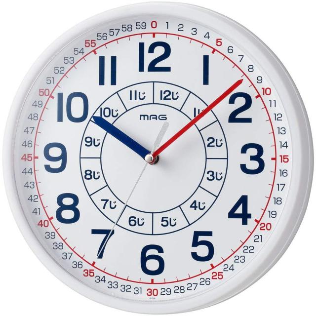 他サイト： MAG(マグ) 知育時計 よ〜める W-736 WH-Z (1288986)の商品画像