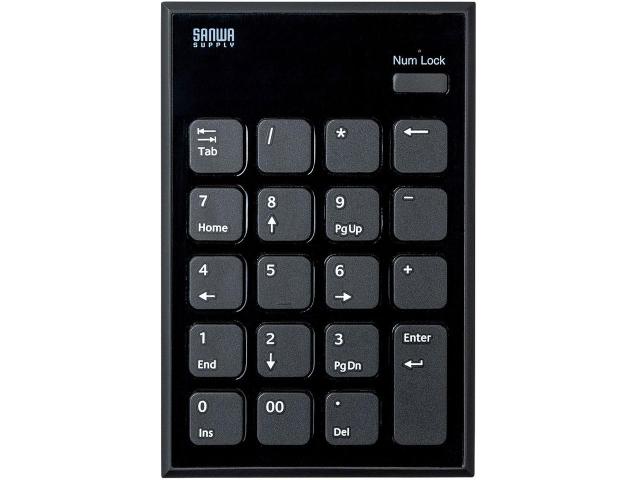 他サイト： SANWASUPPLY サンワサプライ Bluetoothテンキー NT-BT21BKの商品画像