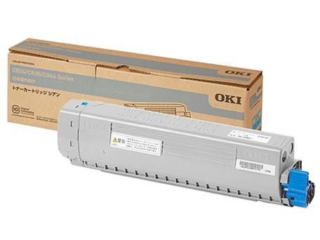 他サイト： OKI 沖電気 トナーカートリッジ シアン (C844dnw/835dnwt/835dnw/824dn)(TC-C3BC1)の商品画像