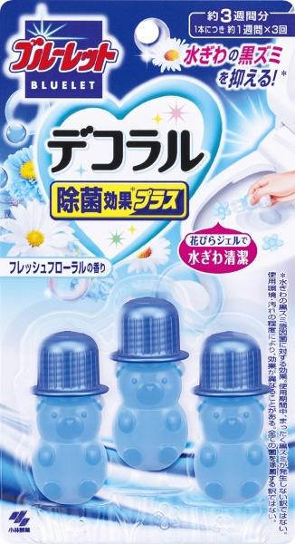 他サイト： 小林製薬 ブルーレットデコラル 除菌効果プラス フレッシュフローラルの香り 7.5g×3本の商品画像
