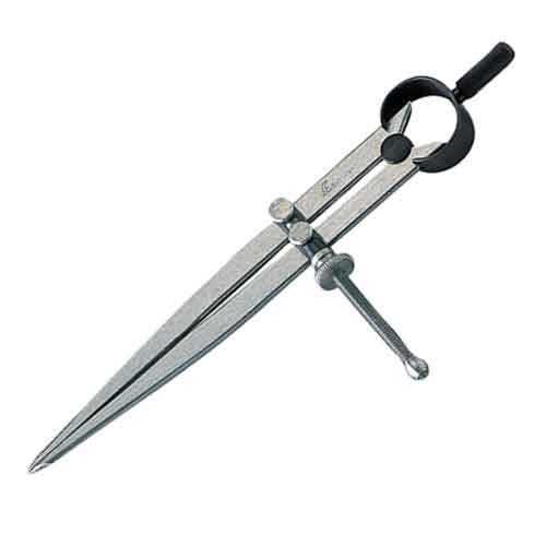 他サイト： シンワ測定 シンワ 鋼製コンパススプリング付 A 15CM 73059 246120の商品画像