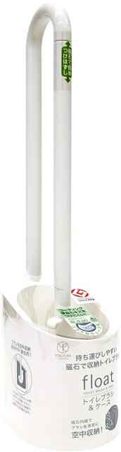 他サイト： ヨコズナクリエーション フロート トイレブラシ ケース付 アイボリー 1個の商品画像