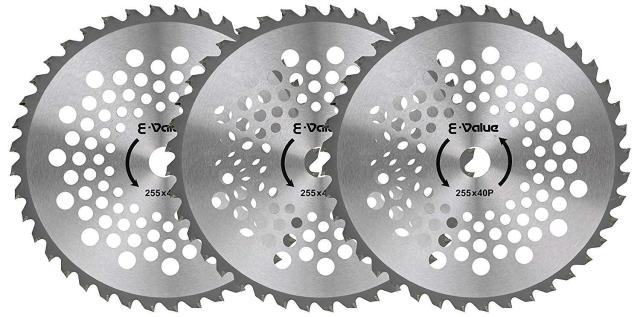 他サイト： 藤原産業 E-VaLue 軽量タイプチップソー ETT-255MM*40P*3P(3枚組)の商品画像