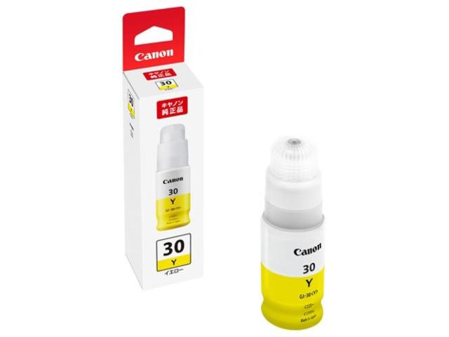 他サイト： CANON キャノン Canon 純正 インクボトル GI-30Y イエローの商品画像