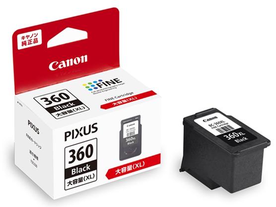 他サイト： CANON キャノン キヤノン FINE カートリッジ BC-360XL ブラック(BC-360XL)の商品画像