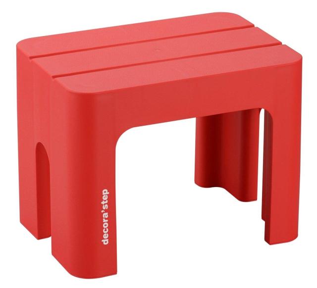 他サイト： サンカ 踏み台 デコラステップ トールS レッド・DS-TSREの商品画像