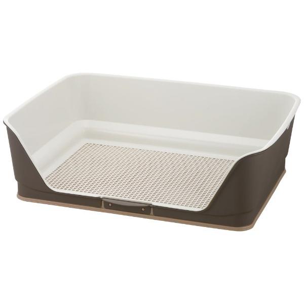 他サイト： リッチェル お掃除簡単ステップ壁付トイレ ワイド ダークブラウンの商品画像