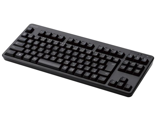 他サイト： ELECOM エレコム Bluetoothミニキーボード/メンブレン式/スタンド付き/マルチペアリング対応/ブラック(TK-FBの商品画像