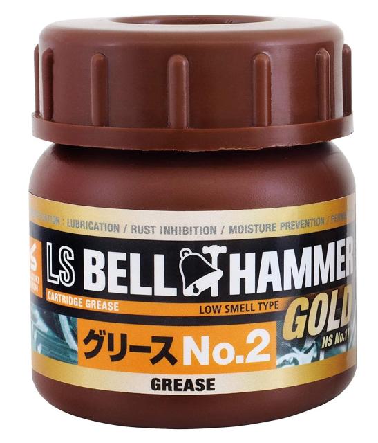 他サイト： スズキ機工 ベルハンマー 超極圧潤滑剤 LSベルハンマーゴールド グリースNo.2 50mlの商品画像