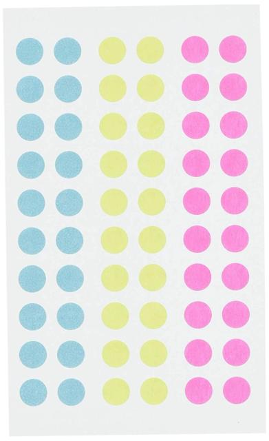 他サイト： ニトムズ STALOGY マスキングシール丸8mmシャッフルネオンの商品画像