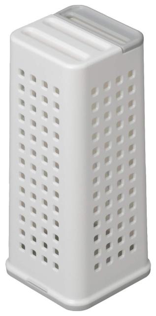 他サイト： イノマタ化学(Inomata-k) 包丁立て ホワイト 約幅9.2×奥行9.2×高さ21.5cm ナイフスタンド 0400の商品画像