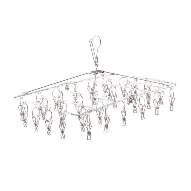 他サイト： IRISOHYAMA アイリスオーヤマ アイリスオーヤマ ステンレスピンチハンガー 洗濯ハンガー 洗濯 物干し 32ピンチ ステの商品画像