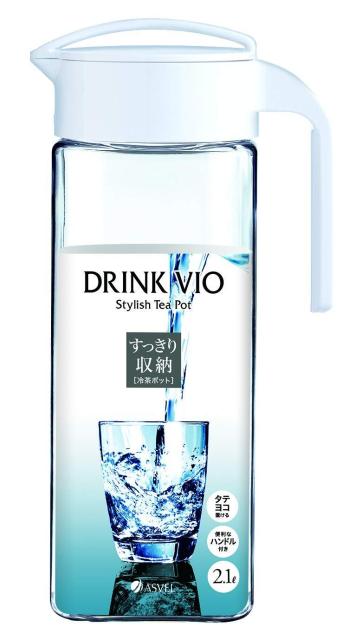 他サイト： アスベル ウォーターピッチャー ドリンク・ビオD-211 ホワイト【PDL3601】の商品画像