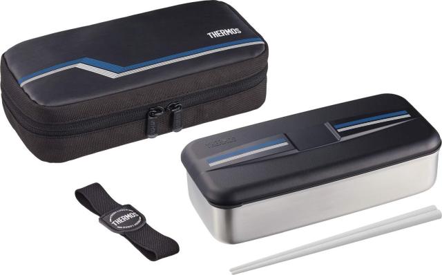 他サイト： サーモス(THERMOS) サーモス 弁当箱 フレッシュランチボックス 700ml ラインブラック DSD-704 L-BKの商品画像