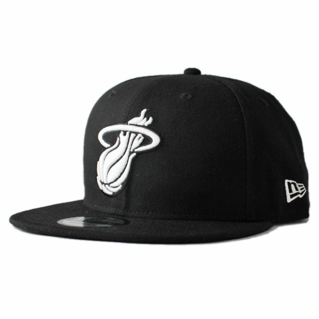 ニューエラ スナップバックキャップ 帽子 NEW ERA 9fifty メンズ レディース NBA マイアミ ヒート フリーサイズ [ bk ]｜au  PAY マーケット