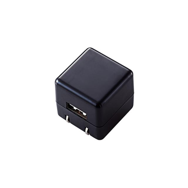 他サイト： エレコム オーディオ用AC充電器 CUBE 1A出力 USB1ポート ブラック AVA-ACUAN007BKの商品画像