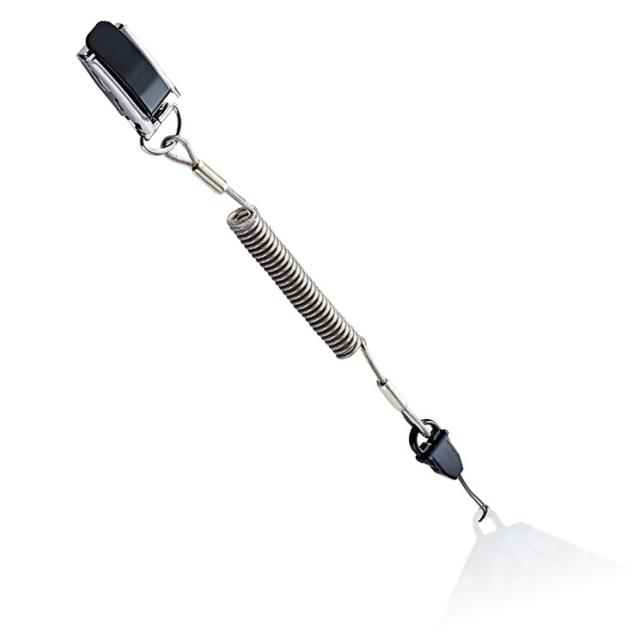 他サイト： エレコム スマートフォン用ストラップクリップ(高耐久) 50cm ブラック P-STCS50BKの商品画像