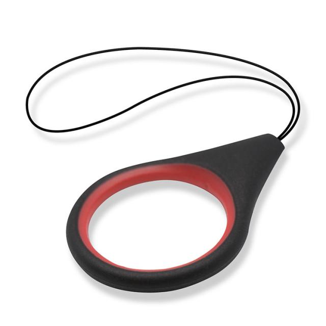 他サイト： エレコム スマートフォン用ストラップフィンガーストラップハイブリッド ブラック P-STFHVBKの商品画像