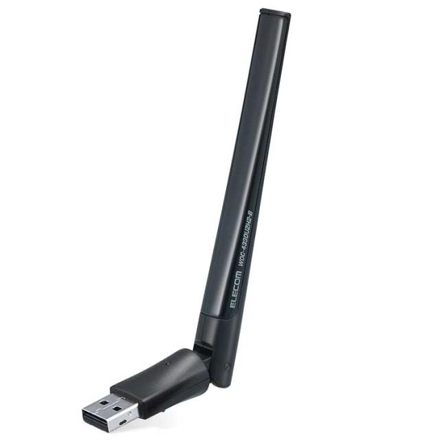 他サイト： エレコム Wi-Fiルーター 無線LAN 子機 433+150Mbps 11ac/n/a/g/b USB2.0 EU RoHS指の商品画像