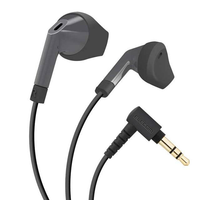 他サイト： エレコム ステレオヘッドホン セミオープン型 φ3.5 13.6mmドライバ FAST MUSIC F10IA ブラックの商品画像
