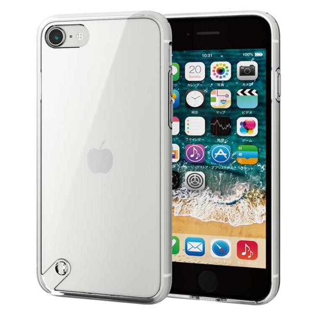 他サイト： エレコム iPhone SE 第3世代 SE 第2世代 8 7 用 ケース カバー ハイブリッド 衝撃吸収 ワイヤレス充電可 スの商品画像