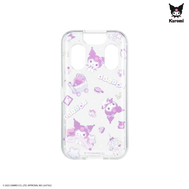 他サイト： クロミ キッズケータイ docomo KY-41C ケース サンリオ キャラクター グッズ 透明 クリア かわいい おしゃれ 耐の商品画像