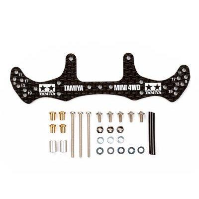 他サイト： タミヤ ミニ四駆グレードアップパーツ No.499 HG カーボンリヤワイドステー(1.5mm) 15499の商品画像