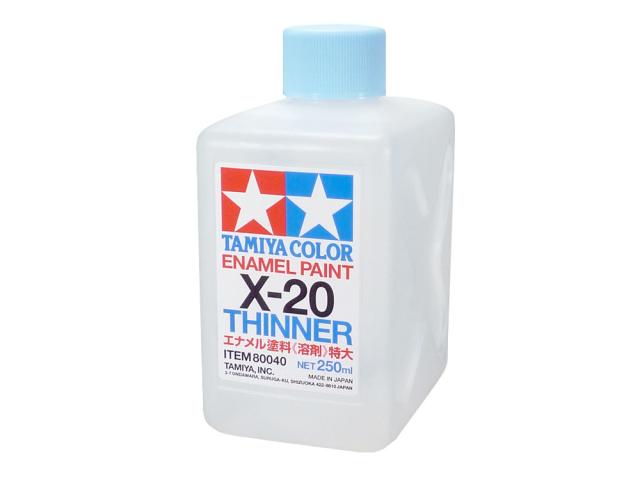 他サイト： タミヤ エナメル(光沢) エナメル溶剤特大(X-20 250ml) 80040の商品画像