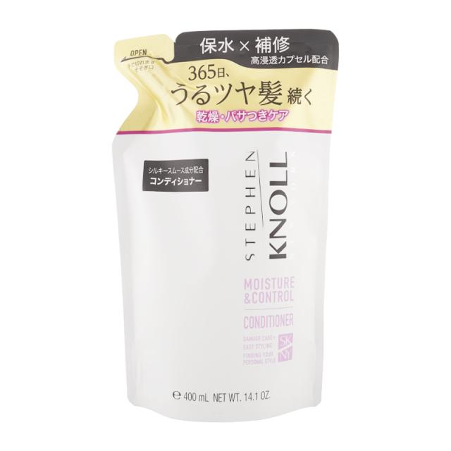 他サイト： STEPHEN KNOLL スティーブン ノル モイスチュアコントロール コンディショナー W 詰め替え 400ml レフィル の商品画像