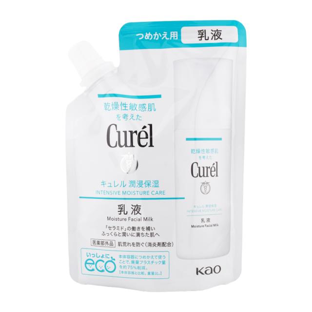 他サイト： curel キュレル 潤浸保湿 乳液 つめかえ用 100ml 詰め替え用 レフィル スキンケア 基礎化粧品 乳液 医薬部外品 保の商品画像